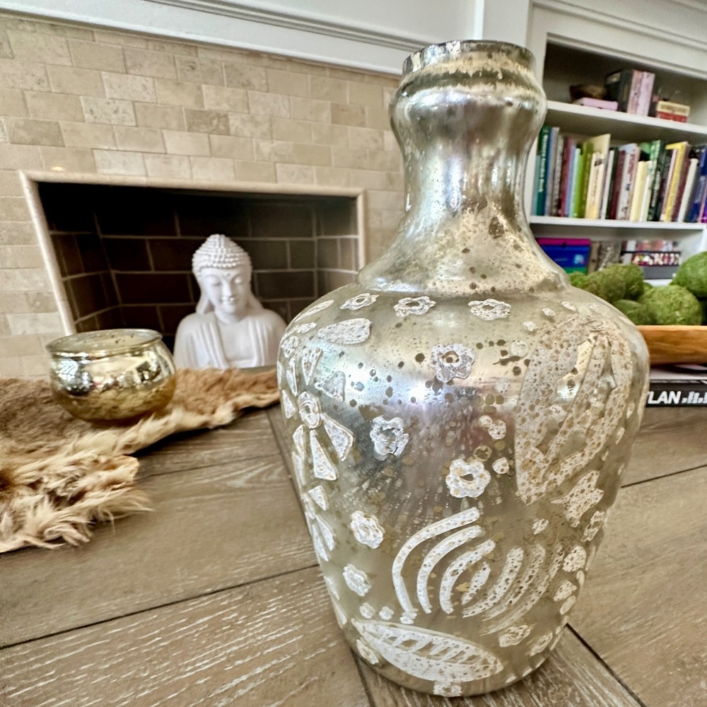Mercury Glass Vase